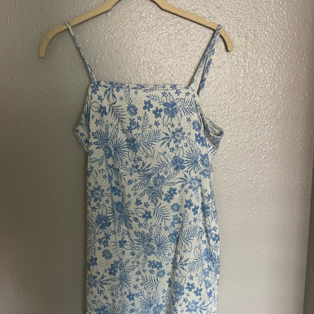 Wild Fable Blue Floral Mini Dress